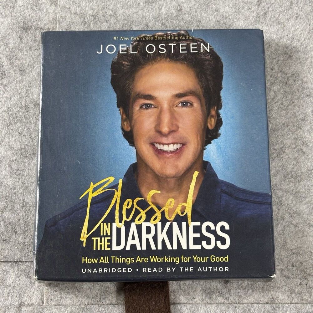 Joel Osteen Blessed in the Darkness Audiobook 7 CD Unabridged Read by Author
